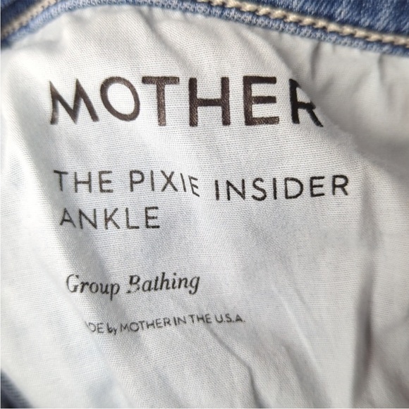 Mother Pixie Insider Ankle Jeans “Group Bathing”. Size 26. - Picture 8 of 14